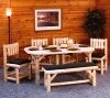 Country Charm Pine Dining Set